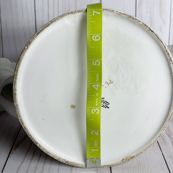 Elpa Alcobaca Portugal Floral Ceramic Watering Can Vase - Picture 9 of 14